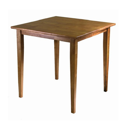 29.50” Light Oak Beige Square Wooden Dining Table - IMAGE 1
