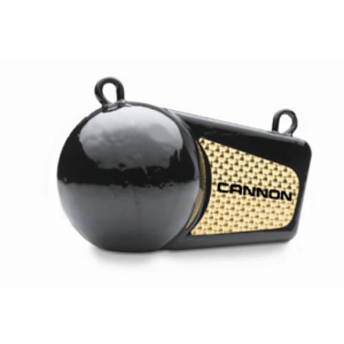6" Black and Gold Cannon 6 LB Fishing Trolling Flash Weight - IMAGE 1