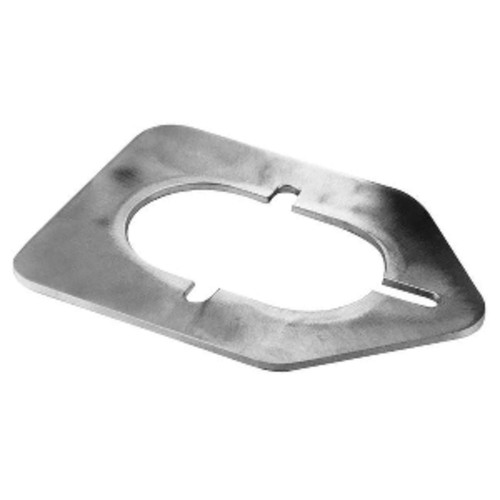 7" Silver Rupp Large Backing Plate Boating Accessory - IMAGE 1