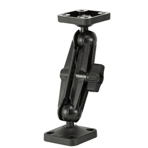 8" Black Ball Mounting System with Universal Plate - IMAGE 1
