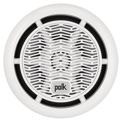 13" White and Black Polk Audio Ultramarine Subwoofer - IMAGE 1