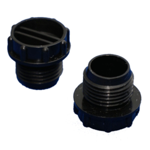 1" Black Maretron Micro Cap Used to Cover Female Connector - IMAGE 1