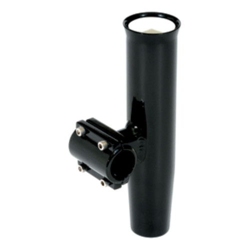 12" White and Black Aluminum Lee's Clamp-On Rod Holder Horizontal Mount Pipe Size #3 - IMAGE 1
