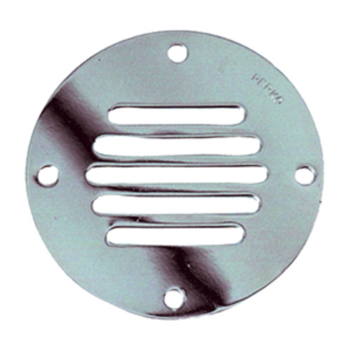 5" Stainless Steel Chrome Plated Round Locker Ventilator - IMAGE 1