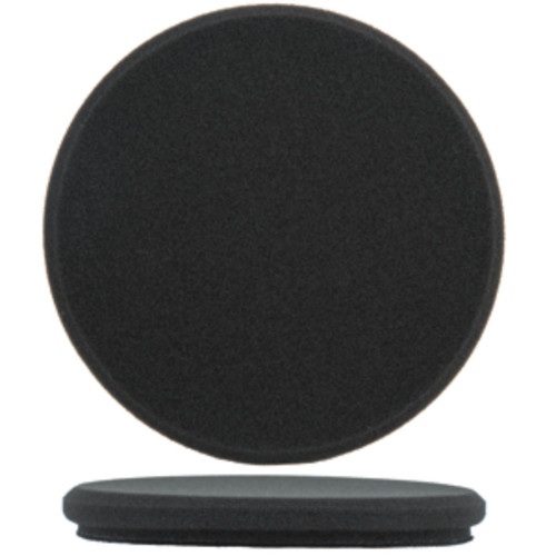 7" Black Solid Contemporary Soft Foam Finishing Disc - IMAGE 1