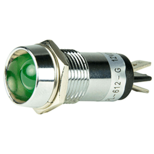 4" Green Standard Sailboat Deck Indicator LED Light - IMAGE 1