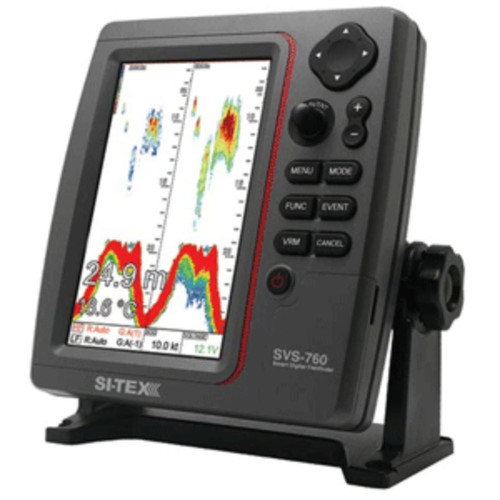 12" Black and White SVS-760 Dual Frequency Sounder - IMAGE 1