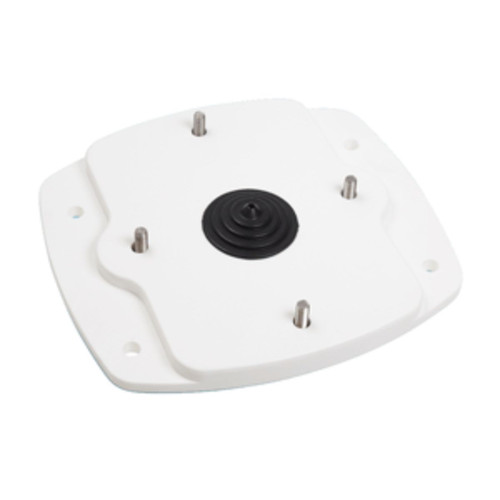 12" White and Black Mount Adapter Plate for Simrad Halo Open - IMAGE 1