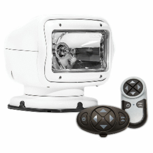 7" White Halogen Functional Golight Radioray GT Series with Wireless Handheld and Wireless Dash Mount Remotes - IMAGE 1