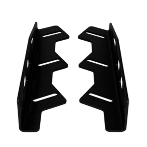 12" Black Raptor Triple Fog Mount Kit for D-Series - IMAGE 1