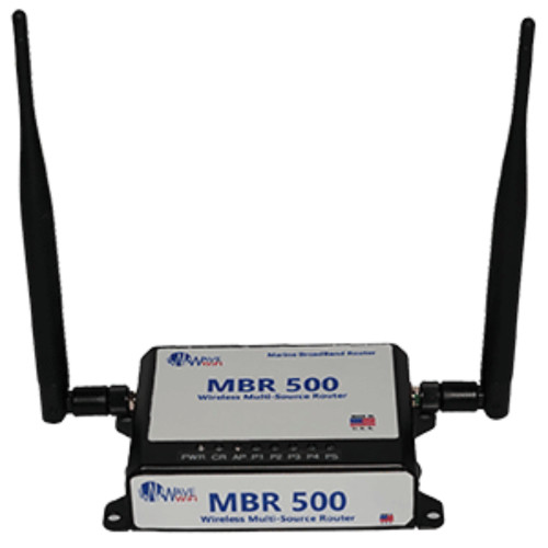 12" Black Wave Wifi MBR500 Wireless Marine Broadband Router - IMAGE 1