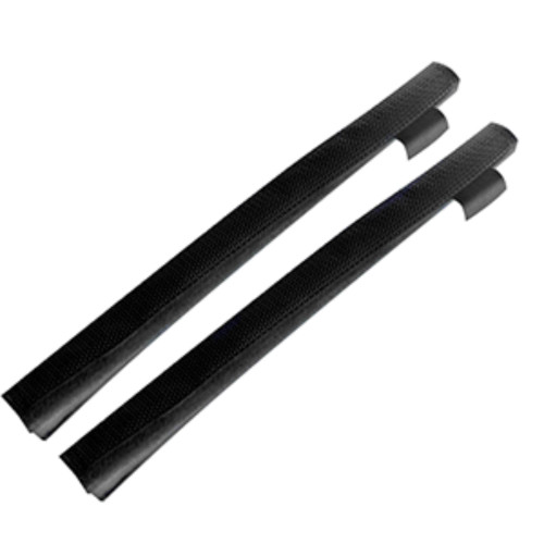 Set of 2 Solid Black Watercraft Parts and Accessories Davis Secure Removable Chafe Guards, 17" - IMAGE 1