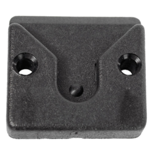 1" Black Plastic Microphone Clip - IMAGE 1