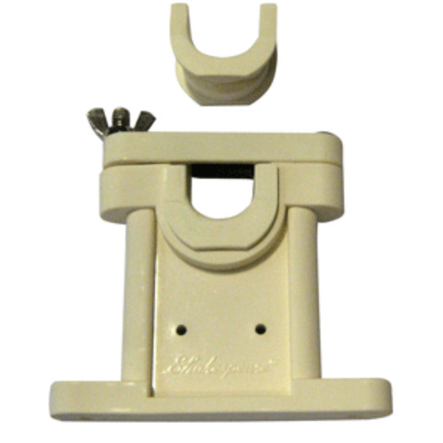 5" Gold Contemporary 408R Standoff Bracket with Insert Fits - IMAGE 1