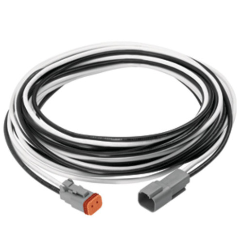 7" Black and White Actuator Extension Harness Cable - IMAGE 1