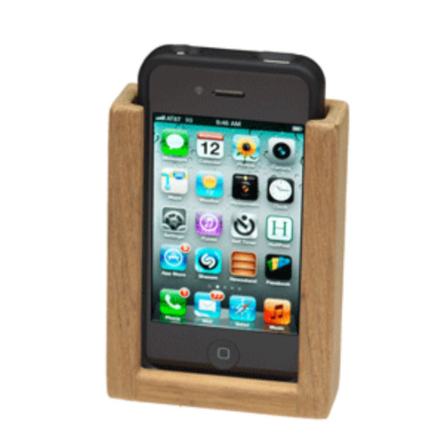 4" Teak Brown iPhone Rack - IMAGE 1