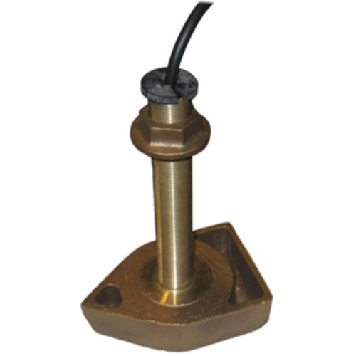 7" Gold and Black 1700 50/200T Thru Hull Transducer f/CVS106MKIIDF, CVS106L, CVS106LMKII, and CVS832 - IMAGE 1