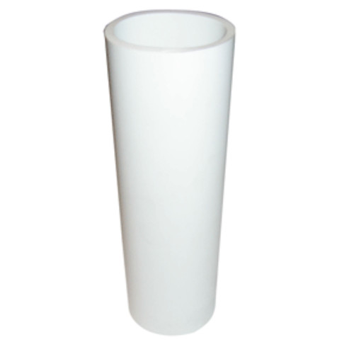 7" Solid White Outdoor Lee's Vinyl Rubber Insert for Clamp-On Rod Holders - IMAGE 1