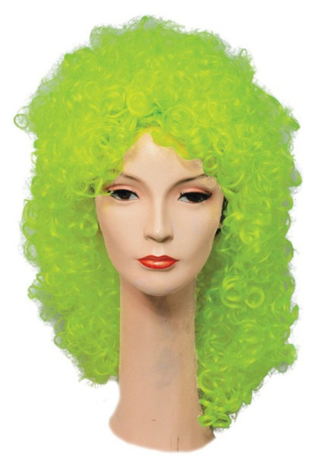 Orange Wet Look Women Adult Halloween Wig Costume Accessory - One Size - IMAGE 1