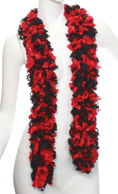 72" Blue and Black Featherless Women Adult Halloween Boa Costume Accessory - IMAGE 1