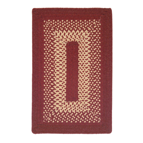 15' x 20' Red and Beige All Purpose Handcrafted Reversible Rectangular Area Throw Rug - IMAGE 1
