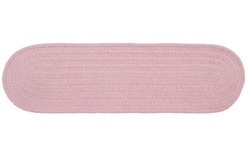 2' x 10' Pink Braided Area Rug Runner - IMAGE 1