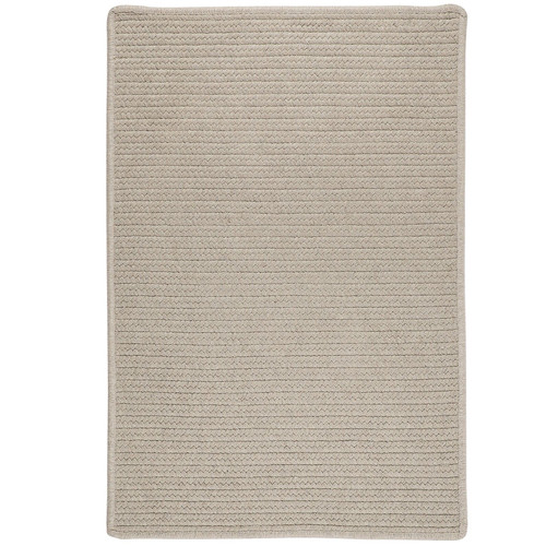 12' x 15' Ash Gray Handmade Braided Rectangular Area Throw Rug - IMAGE 1