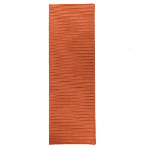 2.25' x 9' Rust Orange Reversible Rectangular Rug Runner - IMAGE 1