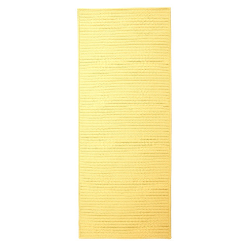 30" x 72" Yellow Reversible Handcrafted Mudroom Area Throw Rug Runner - IMAGE 1