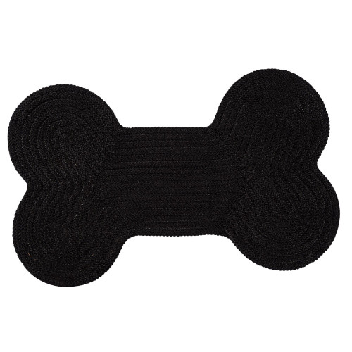 30” Red Dog Bone Shaped Throw Rug - IMAGE 1