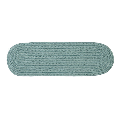 2' x 10' Blue Reversible Braided Rug - IMAGE 1