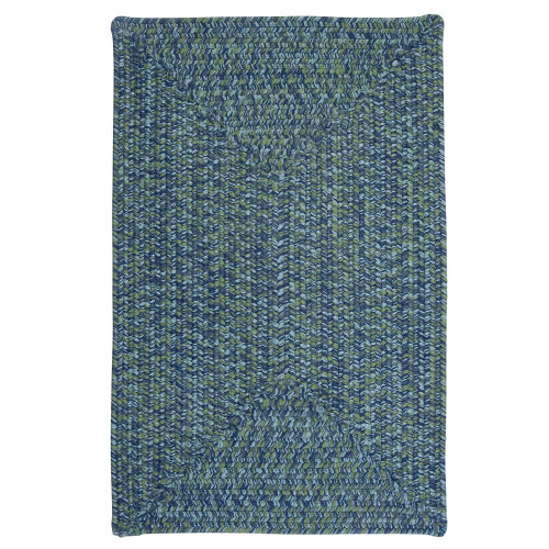 12' Braided Reversible Square Area Throw Rug - IMAGE 1