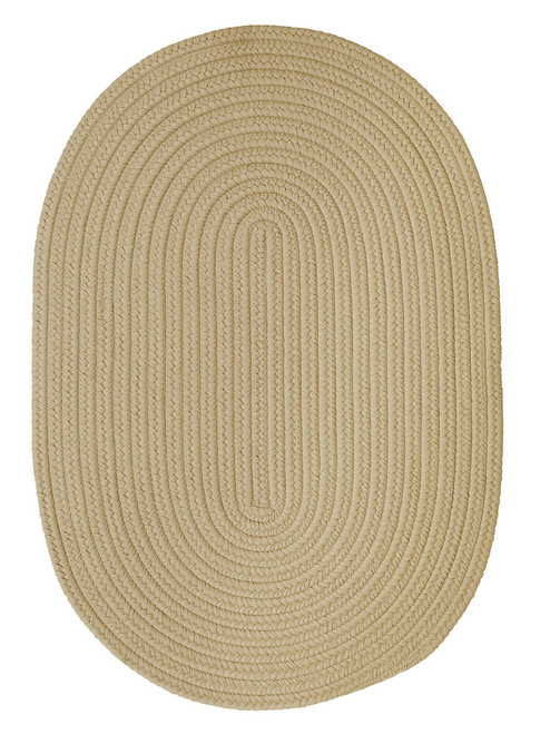 2' x 3' Beige Modern Casual Braided Rug - IMAGE 1