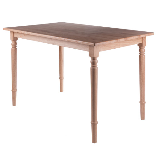 30” Natural Brown Rectangular Ravenna Dining Table - IMAGE 1