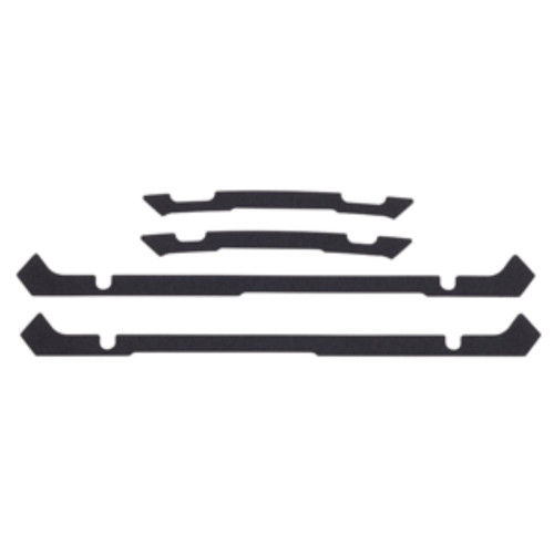 9" Black Soild Boat Flush Mounting Kit - IMAGE 1