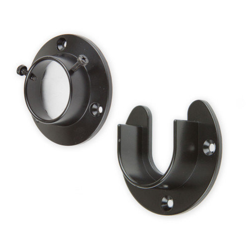 3" Black Contemporary Open and Close Rod Socket - IMAGE 1