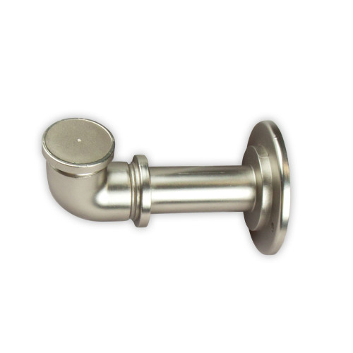 4.25" Silver Contemporary Heavy Duty Wall Hook - IMAGE 1