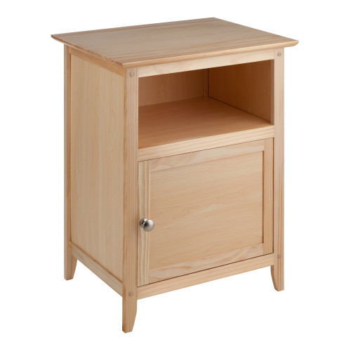 25" Natural Elegant Henry Rectangular Accent Table - IMAGE 1