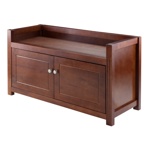 39.75" Solid and Composite Wood Storage Hall Bench - IMAGE 1