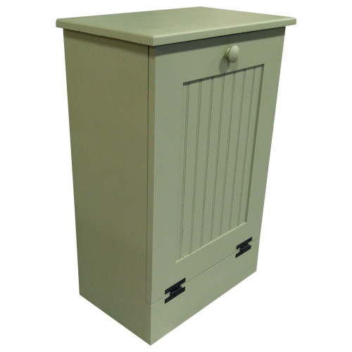 35.75" Sage Green Large Tilt Out Trash Bin - IMAGE 1