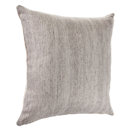 20" Gray Distressed Square Throw Pillow | Christmas Central