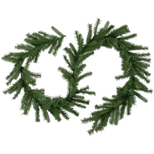 9' x 10" Green Sierra Noble Fir Artificial Christmas Garland, Unlit - IMAGE 1