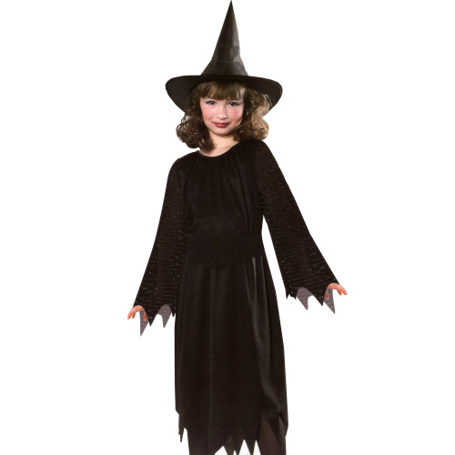 Wild n' Witchy Girls Witch Halloween Costume Size Large 12-14 - IMAGE 1
