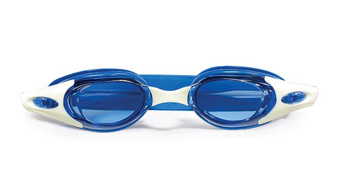 7" Blue and White Advanced Pro Goggles Swimming Pool Accessory for Adults - IMAGE 1