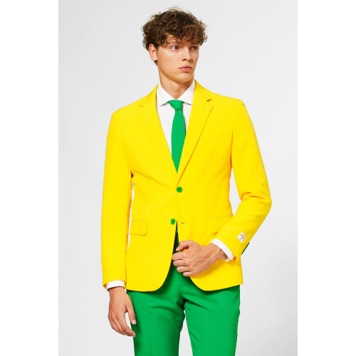Green and Yellow Men's Adult Australian Suit - US42 - IMAGE 1