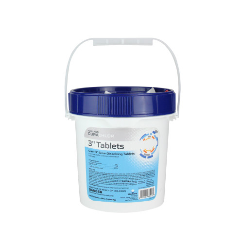 3" DuraChlor Giant Slow Dissolving Chlorine Tablets - 4lbs - IMAGE 1