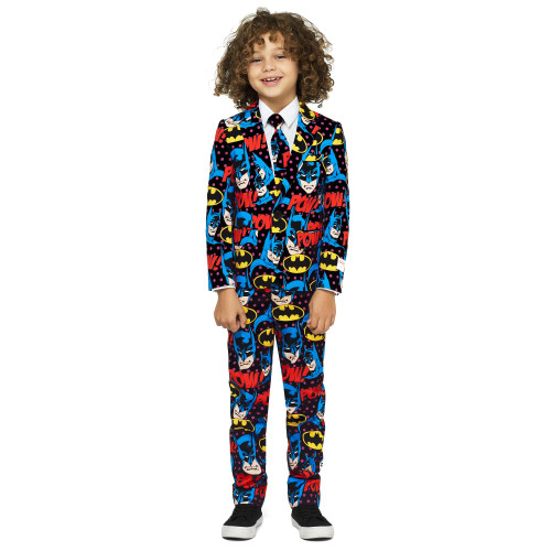 Blue and Red Dark Knight Boys Suit - Small - IMAGE 1