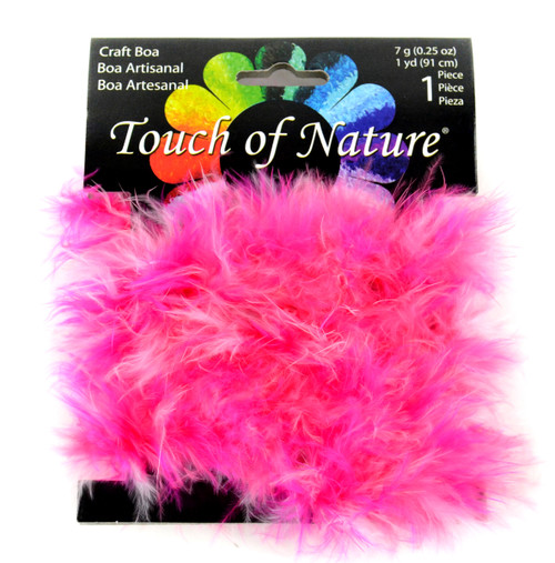 Pack of 3 Pink Mix Fluffy Craft Boas 1 Yard - IMAGE 1