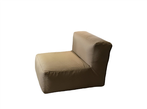 38” Tan Square Inflatable Indoor and Outdoor Patio Chair - IMAGE 1