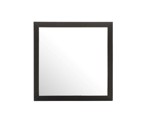 Wooden Framed Dresser Mirror - 41" - Black - IMAGE 1